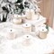 Christmas Ribbon Wired 2.5 Inch, 6 Rolls 36 Yards Glitter Champagne Gold Christmas Tree Ribbon Garland Ivory and Gold Wired Ribbon for Wreaths, Bows, Ribbon for Christmas Decor